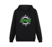 SHILIU YARD Suffocation Men's Hoodies Unisex Black Cotton Print Pullover Sweatshirts XL