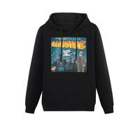 SHILIU YARD Sufjan Stevens Illinoise Men's Hoodies Unisex Black Cotton Print Pullover Sweatshirts 3XL