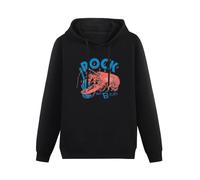 SHILIU YARD The B-52 S Rock Lobster Men's Hoodies Unisex Black Cotton Print Pullover Sweatshirts L