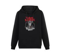 SHILIU YARD The Black Dahlia Murder Dawn of Rats Men's Hoodies Unisex Black Cotton Print Pullover Sweatshirts L