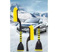 SHILONGBAIHUO Quitanieves del Coche para Hyundai Kona 2018-2023, Rasqueta de Hielo Parabrisas, Rascador Hielo Coche, Cepillo quitanieves, Rascador de Hielo,Yellow