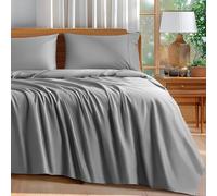 Shilucheng Juego de sábanas 100% algodón tamaño Queen, 600 Hilos, sábanas de algodón Egipcio de Lujo, sábanas de Calidad de Hotel de 5 Estrellas, Transpirables y refrescantes, Bolsillo de 16 Pulgadas