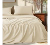 Shilucheng Juego de sábanas de 100% algodón Egipcio tamaño Queen, 1000 Hilos, sábanas de algodón de Lujo, Ropa de Cama y Fundas de Almohada Transpirables y refrescantes, Bolsillo de 40 cm de