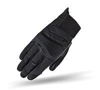 SHIMA AIR 2.0 Guantes Moto Mujer Cuero Homologados Corto Verano Motos Guante Ventilado Certificatos Con Protección Motorista Racing Protecciones Ventilación Verão (Femenino, Negro, M)