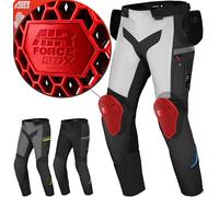 SHIMA Alpha Pantalon Moto Hombre Mujer Protectores Airforce Homologado Ajustado Textile Urbano Pantalón Impermeable Protección Ventilado Traje de Moto Ropa de Verano (Masculinos, Azul, L)