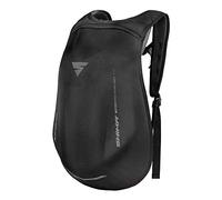 Shima AYRO Backpack - Mochila de moto aerodinámica ajustable de 24 litros, unisex, talla única, color negro, talla única