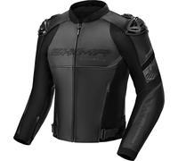SHIMA Bandit 2.0 Chaqueta de cuero de moto perforada, negro, tamaño 48 para Hombres
