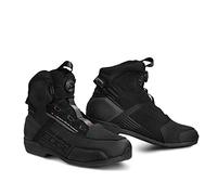 SHIMA Edge Zapatos de moto impermeables, negro, tamaño 45 para Hombres