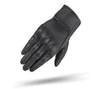 SHIMA Bullet Guantes Moto Mujer Hombre Cuero Homologados Corto Verano Motos Guante Ventilado Certificatos con Protección Motorista Racing Protecciones Ventilación Verão (Femenino, Negro, XS)