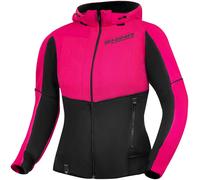 SHIMA Daybreaker Sudadera con capucha con cremallera de motocicleta para mujer, rosa/negro, Talla XS