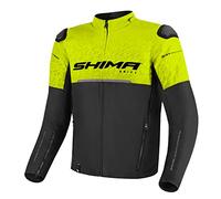 SHIMA Drift Chaqueta textil de moto, negro-amarillo, tamaño S para Hombres
