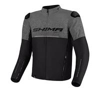 SHIMA Drift Chaqueta textil de moto, negro-gris, tamaño M para Hombres