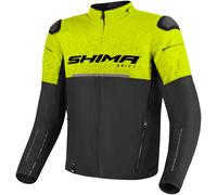 SHIMA Drift Chaqueta textil de moto, negro/amarillo, Talla L