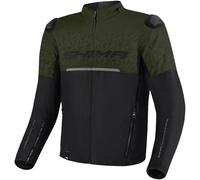 SHIMA Drift Chaqueta textil de moto, negro-verde, tamaño M para Hombres