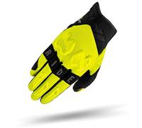 SHIMA Drift GLV Guantes Moto Hombre Cuero Homologados Corto Verano Motos Guante Ventilado Certificatos con Protección Motorista Racing Protecciones Ventilación Verão (Masculino, Fluo, M)
