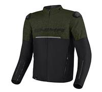 SHIMA Drift Chaqueta textil de moto, negro-verde, tamaño L para Hombres