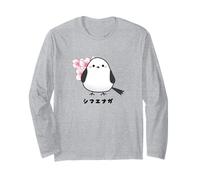 Shima Enaga Bird Cherry Blossoms Japón Hokkaido Snow Fairy Manga Larga