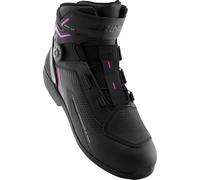 SHIMA Enzo Air Botas de moto para mujer, negro/rosa, Talla 38