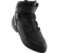 SHIMA Enzo Air Botas Moto Hombre Cuero Ventilada Zapatos ATOP Todo El Año Calzado Motorista Baja Adventure Velcro Protección Tobillo Motocicleta Trail (Masculinos, Negro, 42)