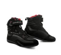 SHIMA EXO Botas Moto Mujer Cuero Ventilada ATOP Zapatillas Verano Calzado Motorista Baja Adventure (Femenino, Negro, 39)