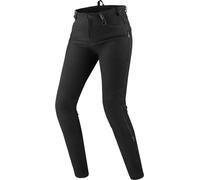 SHIMA FLEXX Pantalon Moto De las Femeninoes protectores AIRFORCE Homologado Ajustado Tejanos Pantalón Vaqueros Jeans protección de rodilla (Femenino, Negro, 24/30)