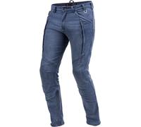 SHIMA GHOST BLUE, Jeans de motocicleta para hombres de Kevlar blindado con protectores (Azul, 38)