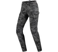 SHIMA Giro 2.0 Camo Pantalones textiles de motocicleta para damas, Camuflaje, Talla Long 26