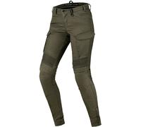 SHIMA Giro 2.0 Pantalones textiles de motocicleta para damas, Caqui, Talla 26