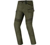 SHIMA Giro Pantalon Moto Hombre Protectores Airforce Homologado Ajustado Textile Cargo Urbano Pantalón Protección de Rodilla Ventilado Elástico Ropa de Verano (Masculinos, Khaki, 30/32)