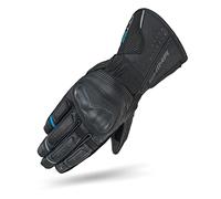 SHIMA GT-2 Guantes Moto Mujer Cuero Impermeable Homologados Largo Motos Guante Ventilado Certificatos Con Protección Motorista Protecciones Ventilación Verano Racing (Mujer, Negro, L)