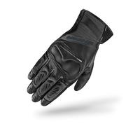 SHIMA Hero GLV Guantes Moto Hombre Cuero Homologados Corto Verano Motos Guante Ventilado Certificatos con Protección Motorista Racing Protecciones Ventilación Verão (Hombre, Negro, 3XL)