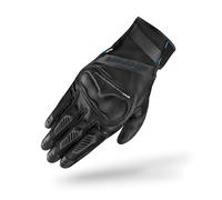 SHIMA Hero GLV Guantes Moto Mujer Cuero Homologados Corto Verano Motos Guante Impermeable Certificatos con Protección Motorista Racing Protecciones Invierno (Femenino, Negro Impermeable, M)