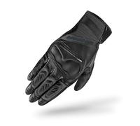 SHIMA Hero GLV Guantes Moto Mujer Cuero Homologados Corto Verano Motos Guante Ventilado Certificatos con Protección Motorista Racing Protecciones Ventilación Verão (Femenino, Negro, S)