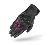 SHIMA Hero GLV Guantes Moto Mujer Cuero Homologados Corto Verano Motos Guante Ventilado Certificatos con Protección Motorista Racing Protecciones Ventilación Verão (Femenino, Rosa, S)