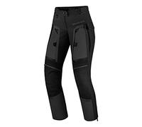 SHIMA HERO LADY 2.0 Pantalon Moto Mujer - Toda Estaciones Pantalones Moto Touring Cargo de Cordura Textil Hombres con Membrana Impemeable, Capa Calefactora, Prottecion CE de Rodilla (Negro, XL)