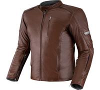 SHIMA HUNTER Chaqueta Moto Hombre | Cazadora moto hombre de cuero A+ vintage ventilado con CE espalda, hombros, codos protecciones, reforzado costuras dobles (Model 2022, Marrón, XL)
