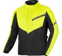 SHIMA HydroDry 2.0 Chaqueta impermeable para moto, negro-amarillo, tamaño L para Hombres