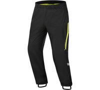 SHIMA HydroDry 2.0 Pantalones de lluvia para moto, negro-amarillo, tamaño L para Hombres