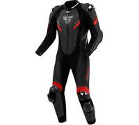 SHIMA Hyper RS Tuta in pelle da moto monopezzo traforata, nero/rosso, 56