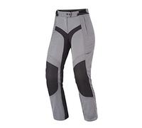 SHIMA JET Paneles MESH Transpirables, Membrana Impermeable y Extraíble, Protector de Espalda de Nivel 2 Incluido, Ajustes Avanzados (Mujer, Pantalones, Gris, M)