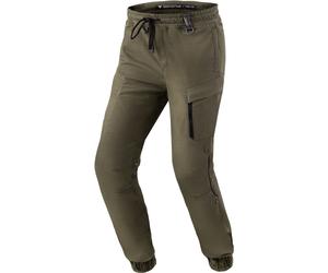 SHIMA Joggster Pantalones textiles de moto, verde-marrón, tamaño 36 para Hombres