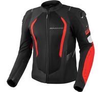 SHIMA Mesh Pro 2.0 Chaqueta textil de moto, negro/rojo/blanco, Talla XL