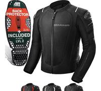 SHIMA MESH PRO Chaqueta Moto Hombre AIRFORCE Protector Espalda Cazadora Motociclista Chaquetas Protecciones Verano Moto Armadura Cazadoras Trail Motocicletas Ventilado (Masculinos, Negro, XXL)