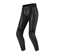 SHIMA MONACO 2.0 Pantalon Moto Mujer - Pantalones Transpirables, Elásticos, Slim Fit de Cuero con Prottecion CE Rodilla (Negro, XL)