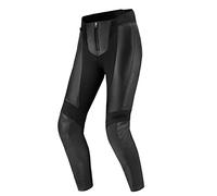 SHIMA MONACO 2.0 Pantalon Moto Mujer - Pantalones Transpirables, Elásticos, Slim Fit de Cuero con Prottecion CE Rodilla (Negro, L)