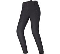 SHIMA NOX 2.0 Jeggins Moto Mujer - Pantalones Transpirables, Elásticos, Slim Fit con Capa Calefactora, Prottecion Slim Fit, CE de Rodilla y Cadera (Negro, XS LONG)