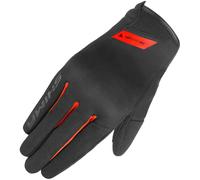 SHIMA One Evo Guantes de moto para mujer, negro-rojo, tamaño S