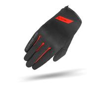 Shima One EVO Guantes Moto Hombre Textile Homologados Corto Verano Motos Guante Ventilado Certificatos con Protección Motorista Ciudad Protecciones Ventilación Verão (Masculino, Rojo, L)