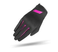 SHIMA One EVO Guantes Moto Mujer Textile Homologados Corto Verano Motos Guante Ventilado Certificatos con Protección Motorista Ciudad Protecciones Ventilación Verão (Femenino, Rosa, L)