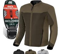 SHIMA OPENAIR Chaqueta Moto Hombre | Ligera y Transpirable Cazadora Moto Mesh de Verano Hombre con CE Espalda, Hombros, Codos Protecciones, Ajuste de la Anchura (Marrón, XXL)